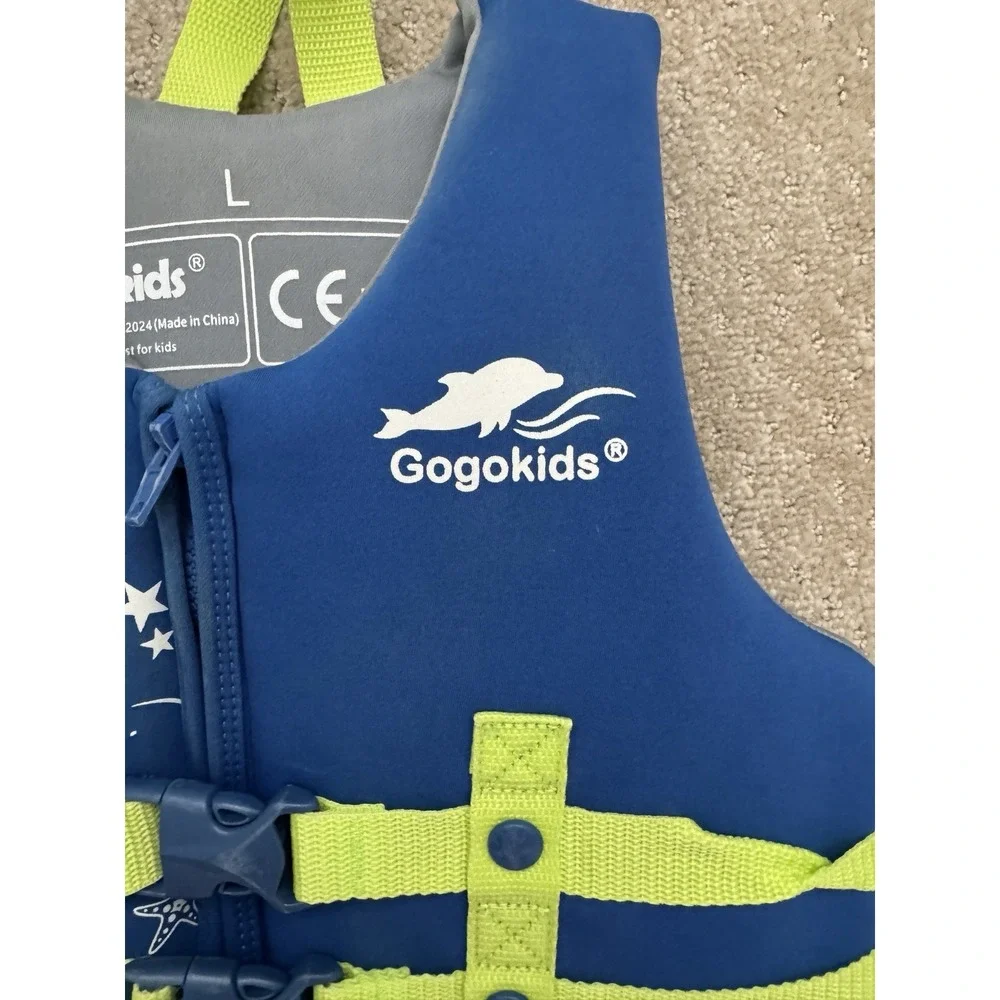 GOGOKIDS Swim Vest Life Jacket Boys Girls Float Swimsuit Buoyancy Swimwear-LARGE
